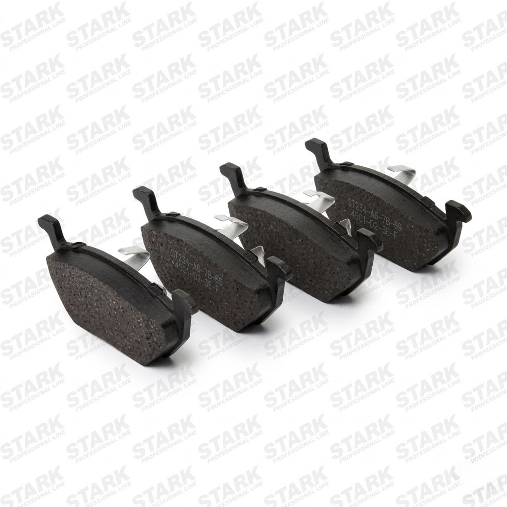STARK Brake Pad Set SKAD-1018 – Front/Rear Disc Brake Pads Replacement Kit