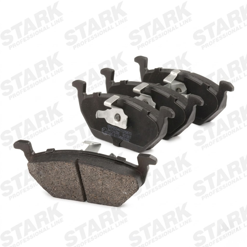 STARK Brake Pad Set SKAD-1018 – Front/Rear Disc Brake Pads Replacement Kit