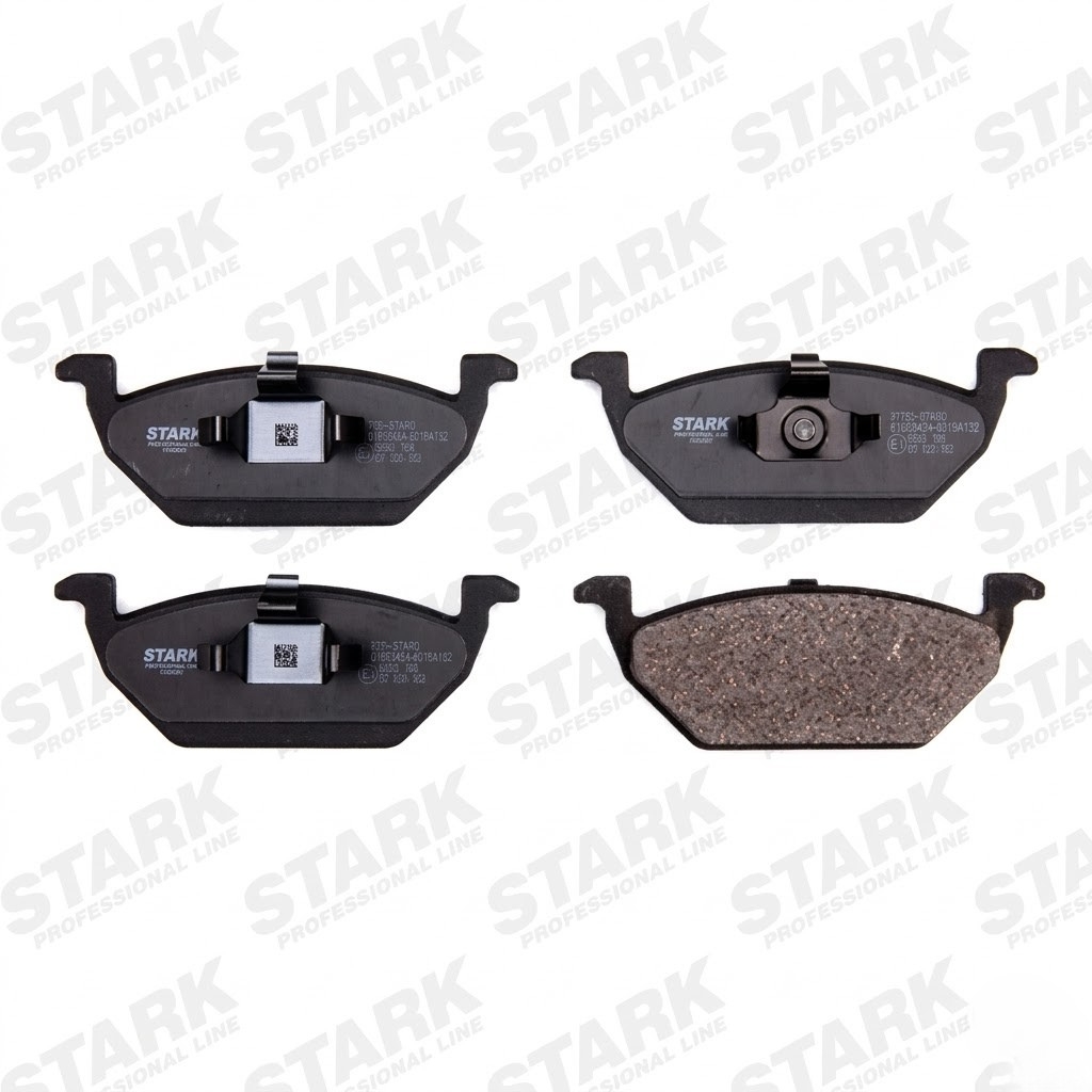 STARK Brake Pad Set SKAD-1018 – Front/Rear Disc Brake Pads Replacement Kit
