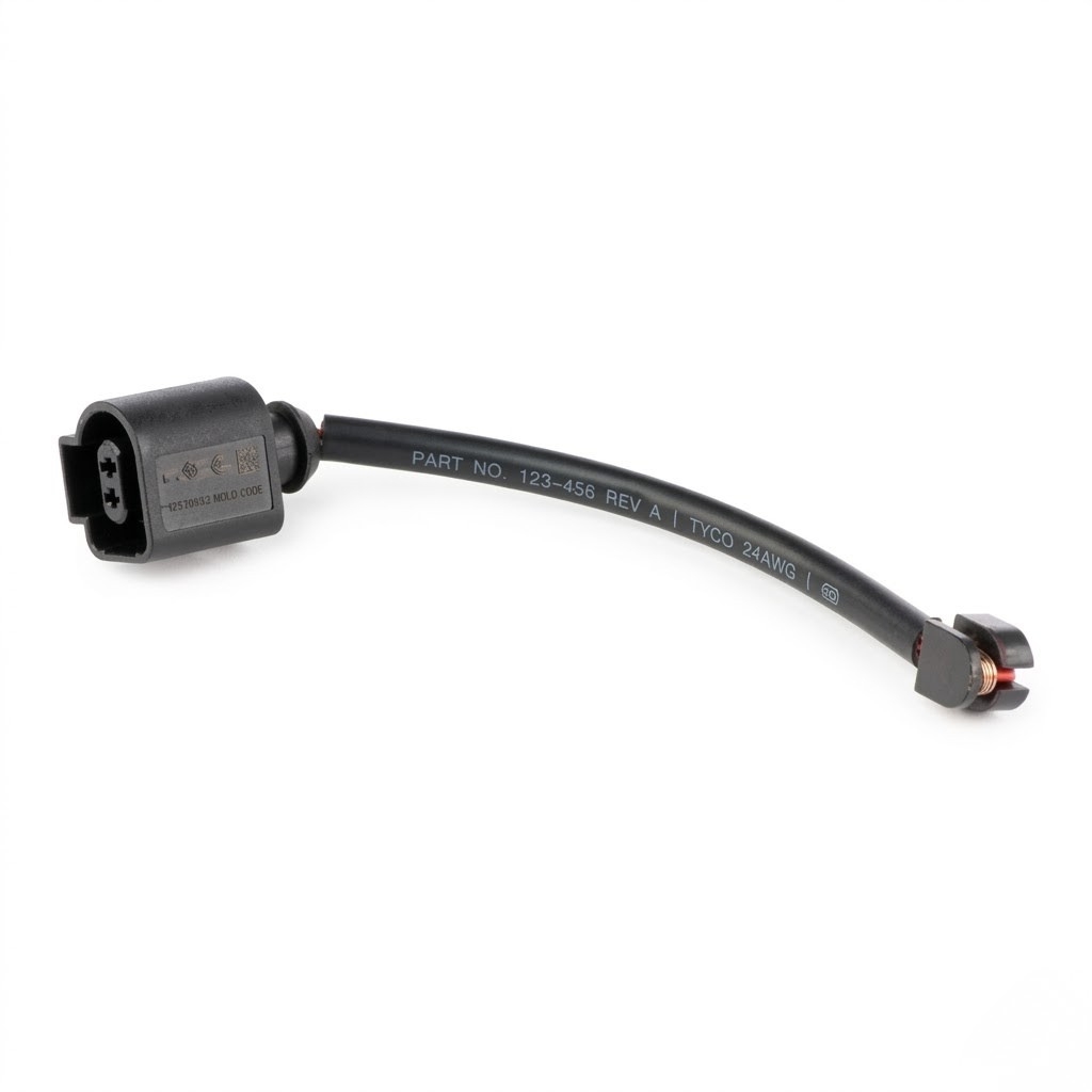 RIDEX 407W0069 Brake Pad Wear Sensor – Front/Rear Brake Wear Warning Cable