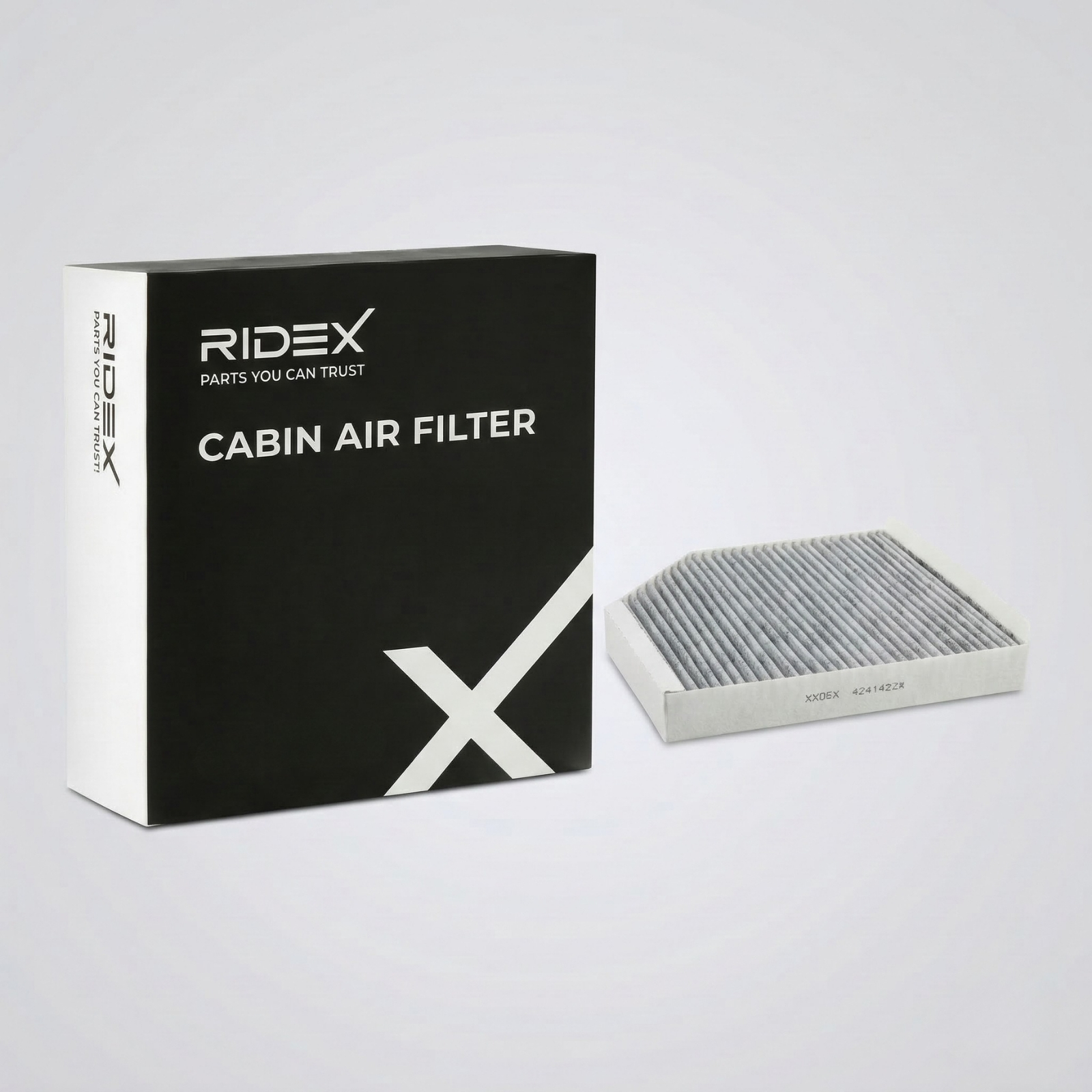 RIDEX Cabin Air Filter 42410223 – Premium Pollen Filter with Activated Carbon for Clean Air & Allergen Protection