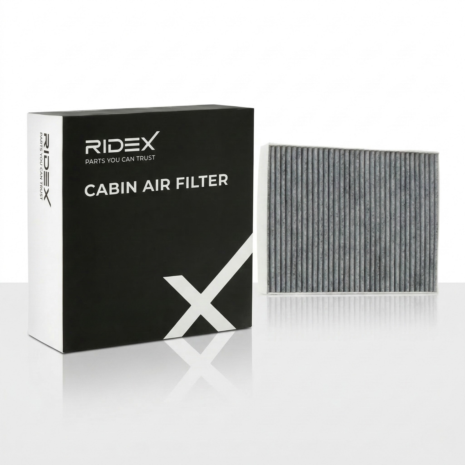RIDEX 42410244 Cabin Air Filter (Pollen Filter) – High-Efficiency Interior Air Filtration
