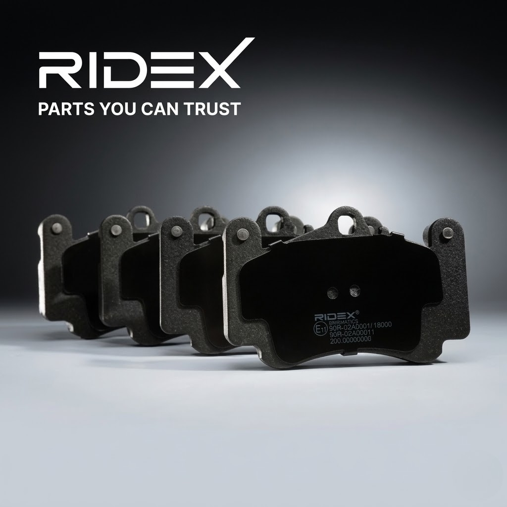 RIDEX Brake Pad Set 402B0156 – High Performance Disc Brake Pads for Reliable Stopping Power