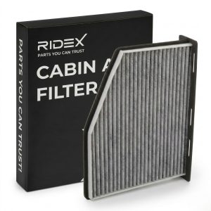 RIDEX 424I0002 Cabin Air Filter (Pollen Filter) – High Efficiency Interior Air Filtration for Audi, Volkswagen, BMW, Mercedes-Benz