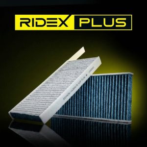 RIDEX PLUS 42410643P Pollen Filter – Advanced Cabin Air Filter with Antibacterial Protection for German Vehicles