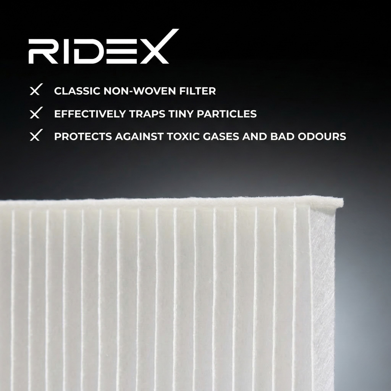 RIDEX 42410244 Cabin Air Filter (Pollen Filter) – High-Efficiency Interior Air Filtration - Image 6